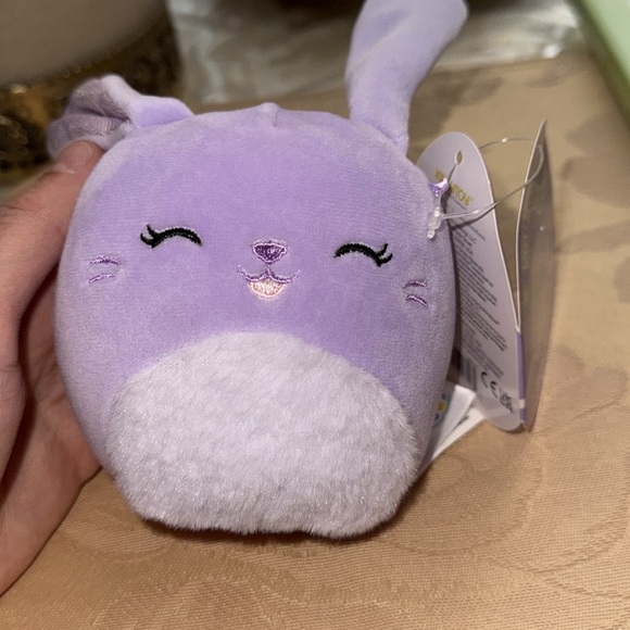Squishmallow Bubbles the bunny Easter Squad Squishy Soft Plush Toy Animal - Picture 8 of 11